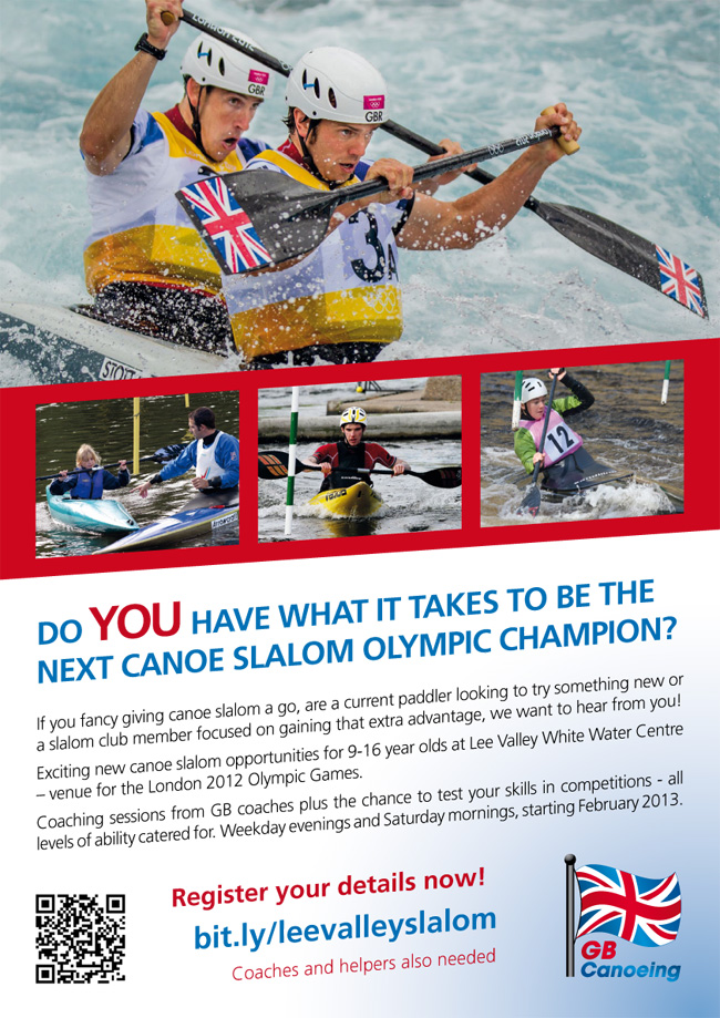 GB Canoeing Lee Valley Legacy Project Slalom